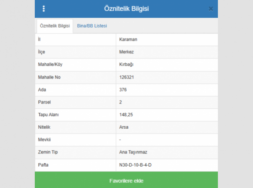 EBRAR EMLAKTAN KIRBAĞI MAHALLESİNDE 148 M² %100 KULLANIM ARSA